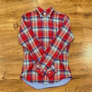 Ralph Lauren Slim Fit Plaid Button Down Shirt Men's, sz. Small